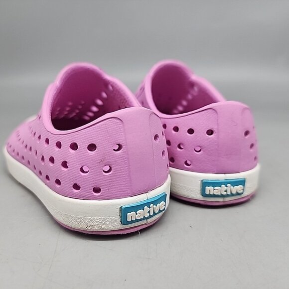 Toddler Naitive Water Shoes Pink Size 5 Slip On - Picture 4 of 5